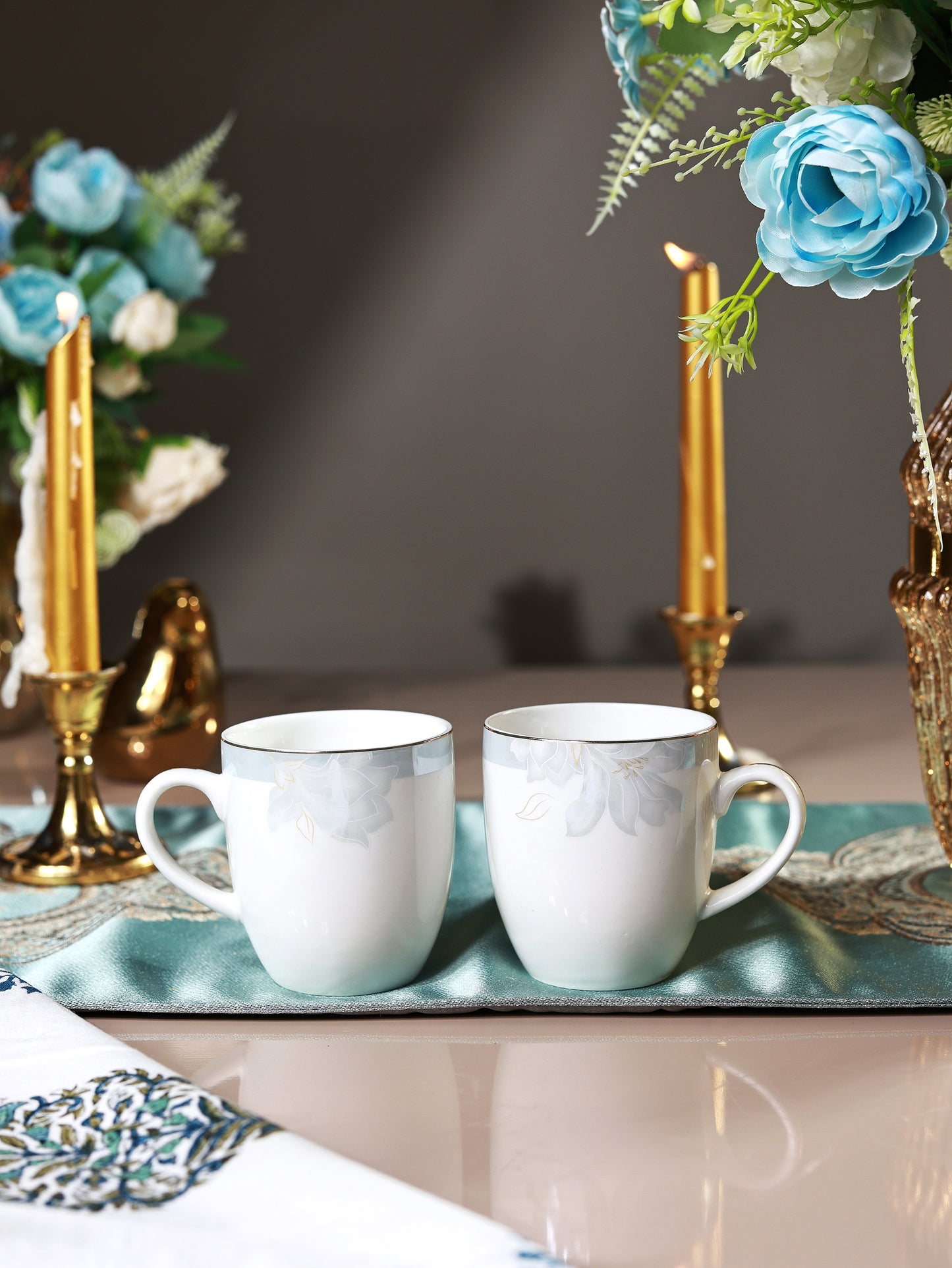 La Pacifique Mug Set (Capacity 180 ML, Set of 6)
