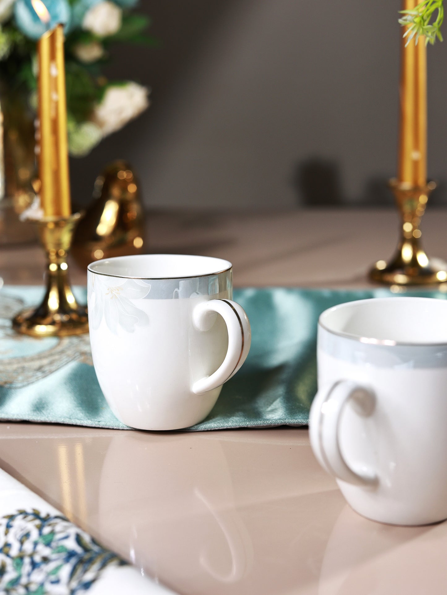 La Pacifique Mug Set (Capacity 180 ML, Set of 6)