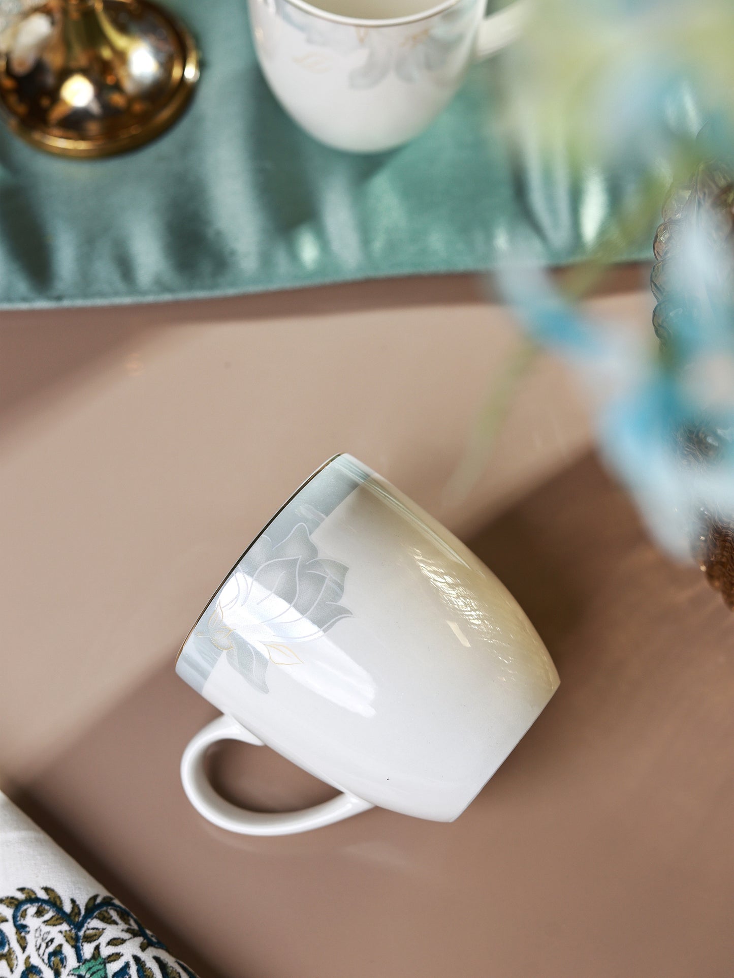La Pacifique Mug Set (Capacity 180 ML, Set of 6)