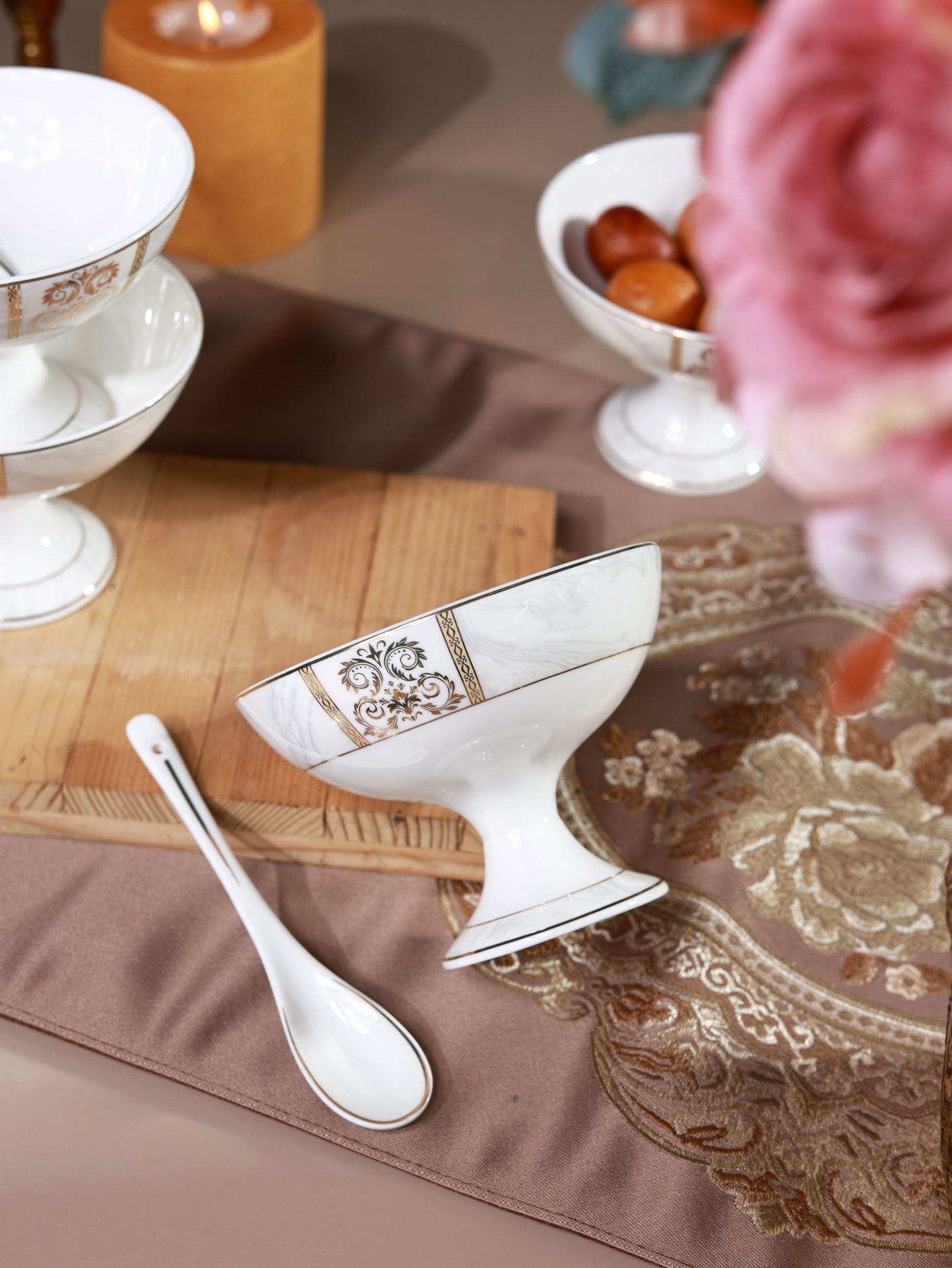 Regency Gold Dessert Cups (Set of 6)