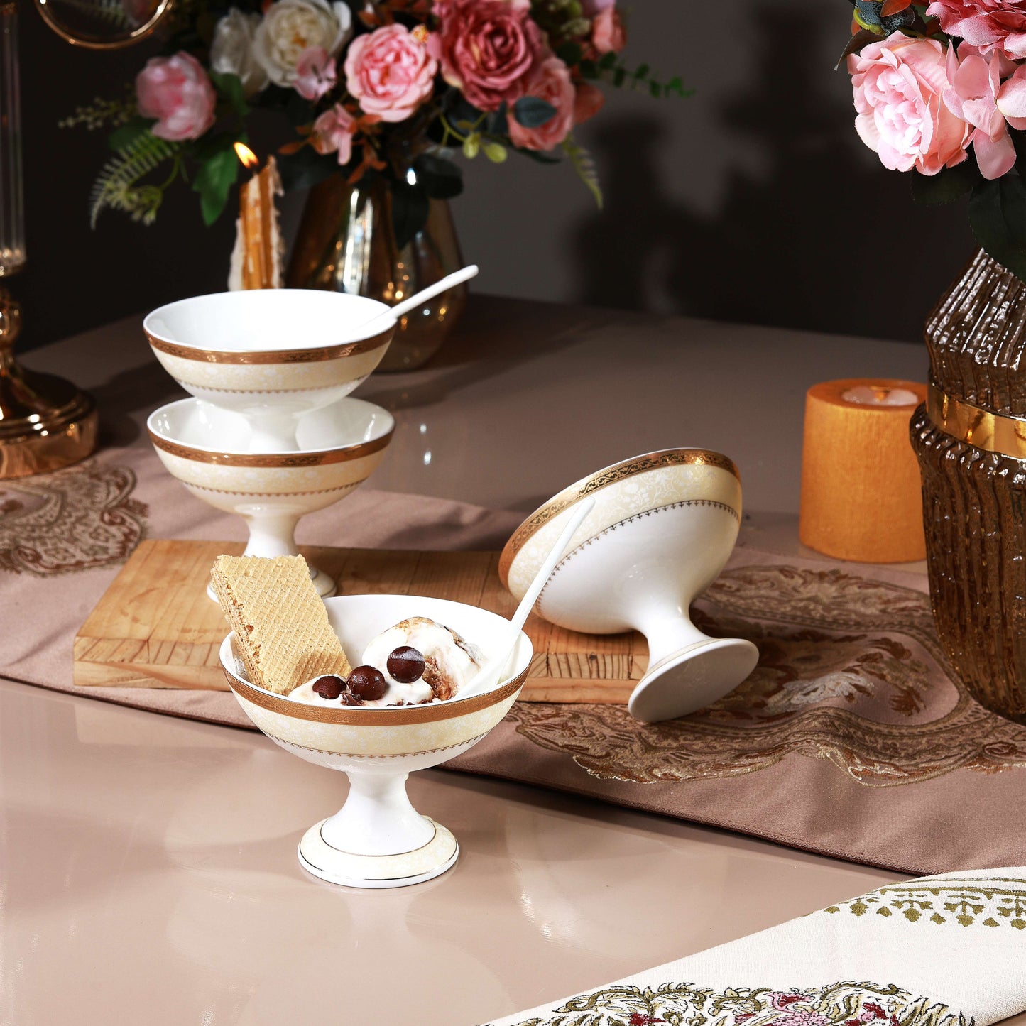 Crème Gold Dessert Cups (Set of 6)