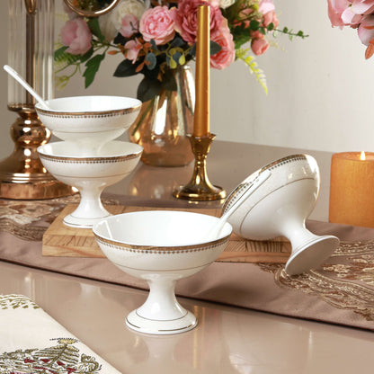 Persian Ivory Dessert Cups (Set of 6)