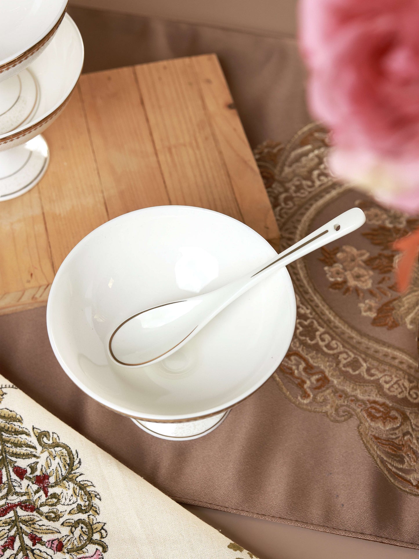 Persian Ivory Dessert Cups (Set of 6)