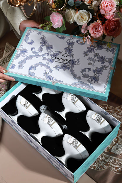 Regency Gold Dessert Cups (Set of 6)