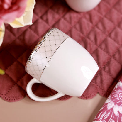 Rosé Champagne Mug Set (Capacity 200 ML, Set of 6)