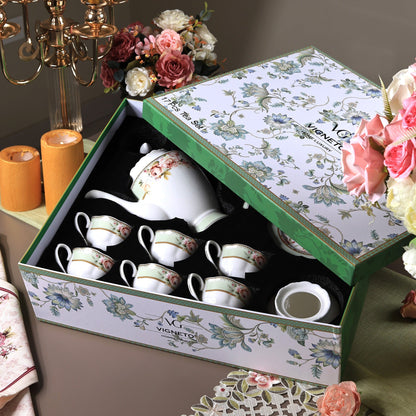 Pistachio Green 15 Pcs Tea Set (Vintage Collection)
