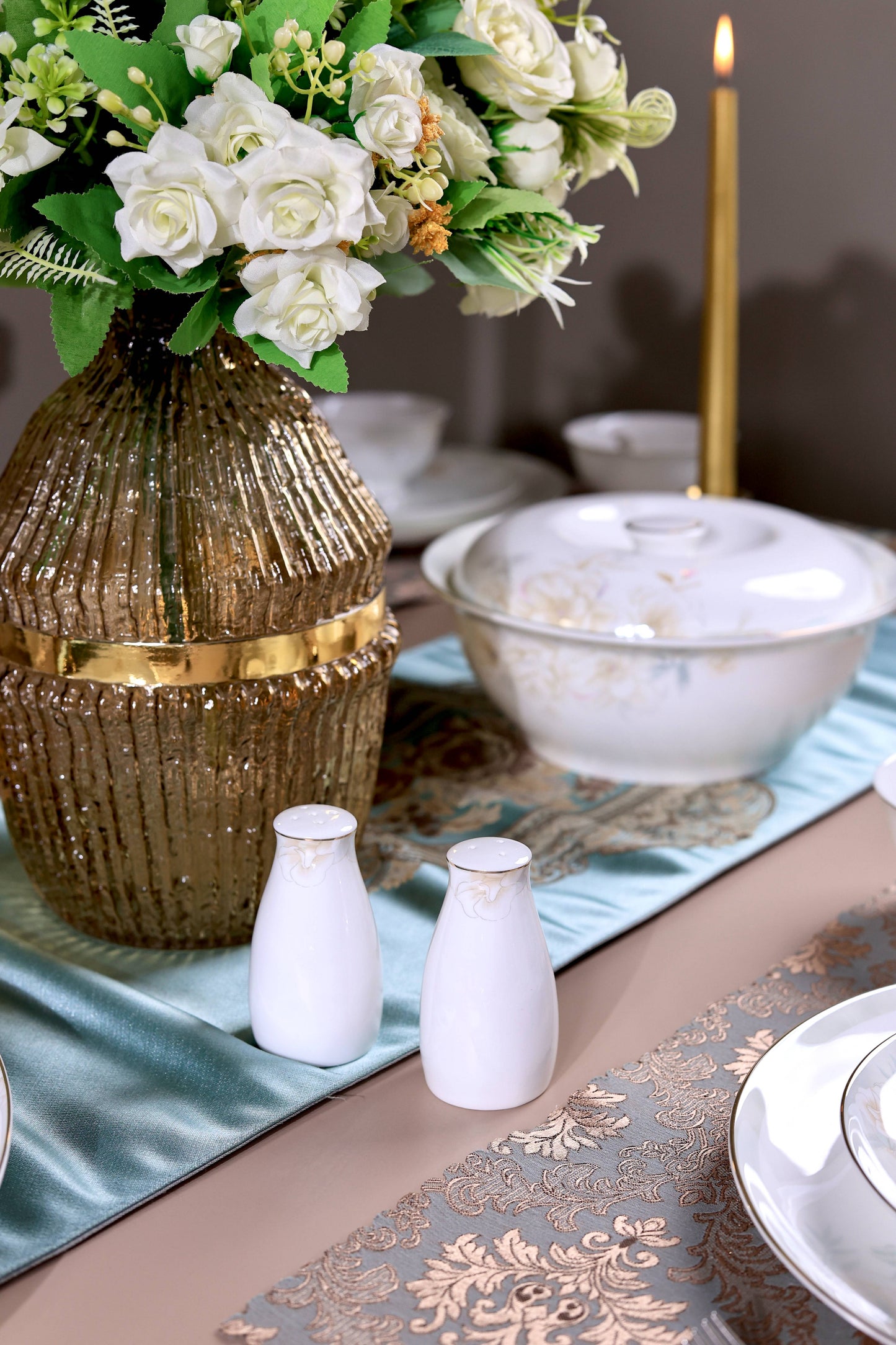 Sage Blume 60 Pcs Dinner Set - Vigneto