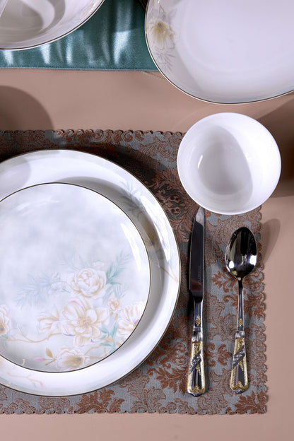 Sage Blume 60 Pcs Dinner Set - Vigneto
