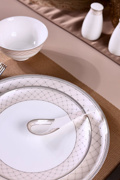 Rosé Champagne 60 Pcs Dinner Set - Vigneto
