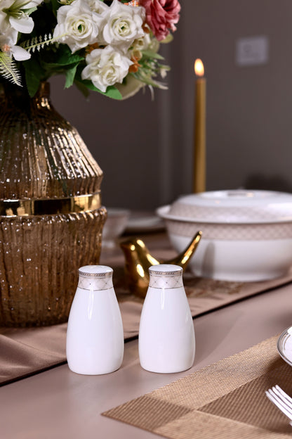 Rosé Champagne 60 Pcs Dinner Set - Vigneto