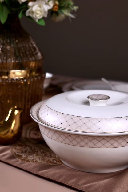 Rosé Champagne 60 Pcs Dinner Set - Vigneto