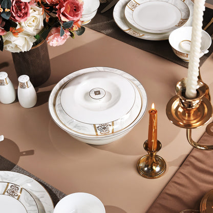 Regency Gold 51 Pcs Dinner Set