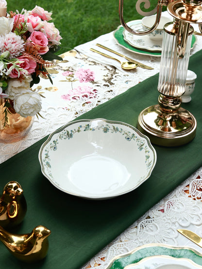 Tudor Green 51 Pcs Dinner Set