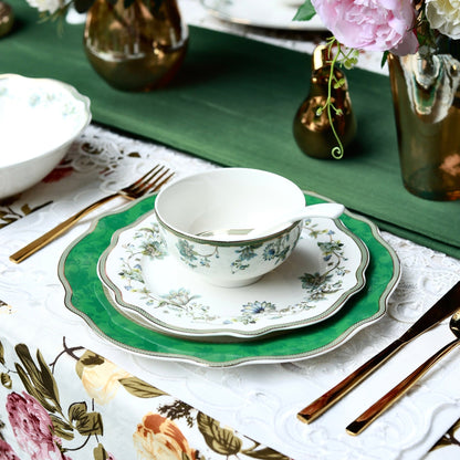 Tudor Green 36 Pcs Dinner Set