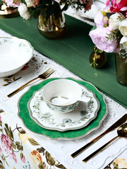 Tudor Green 36 Pcs Dinner Set