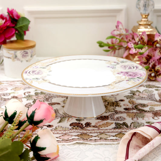 Gold Roses Cake Stand