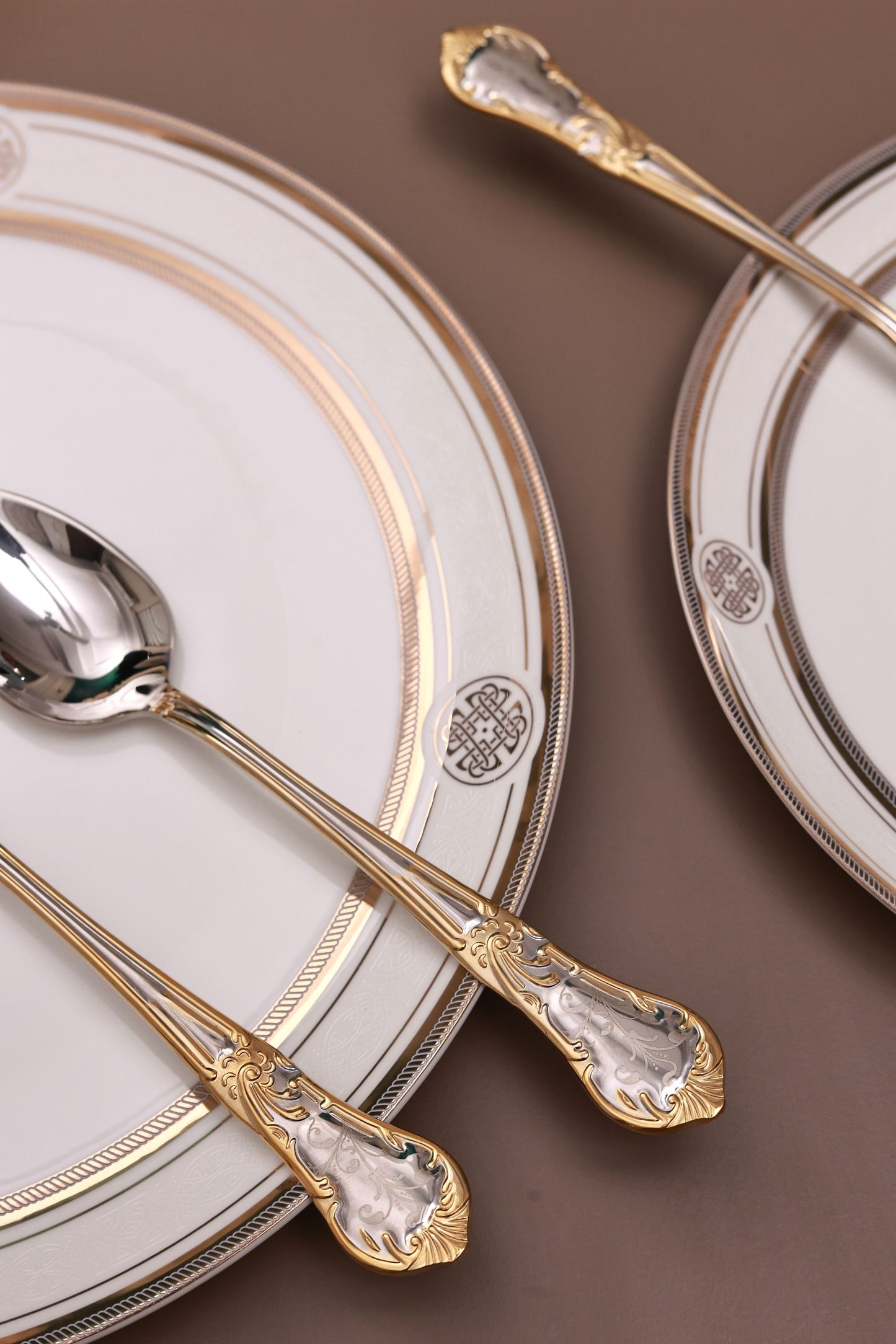 Prestige Gold 65 Pcs Cutlery Set (Palace Collection, 24K Gold Plated)