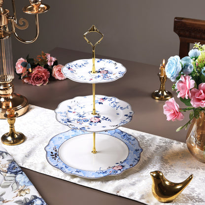 Spring Meadows Three Tier Dessert Stand - Vigneto