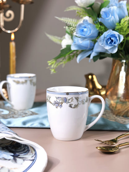 Oriental Blume Coffee Mugs (Set of 2, 300 ML)