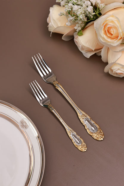 Regal Medallion 65 Pcs Cutlery Set (Palace Collection, 24K Gold Plated)