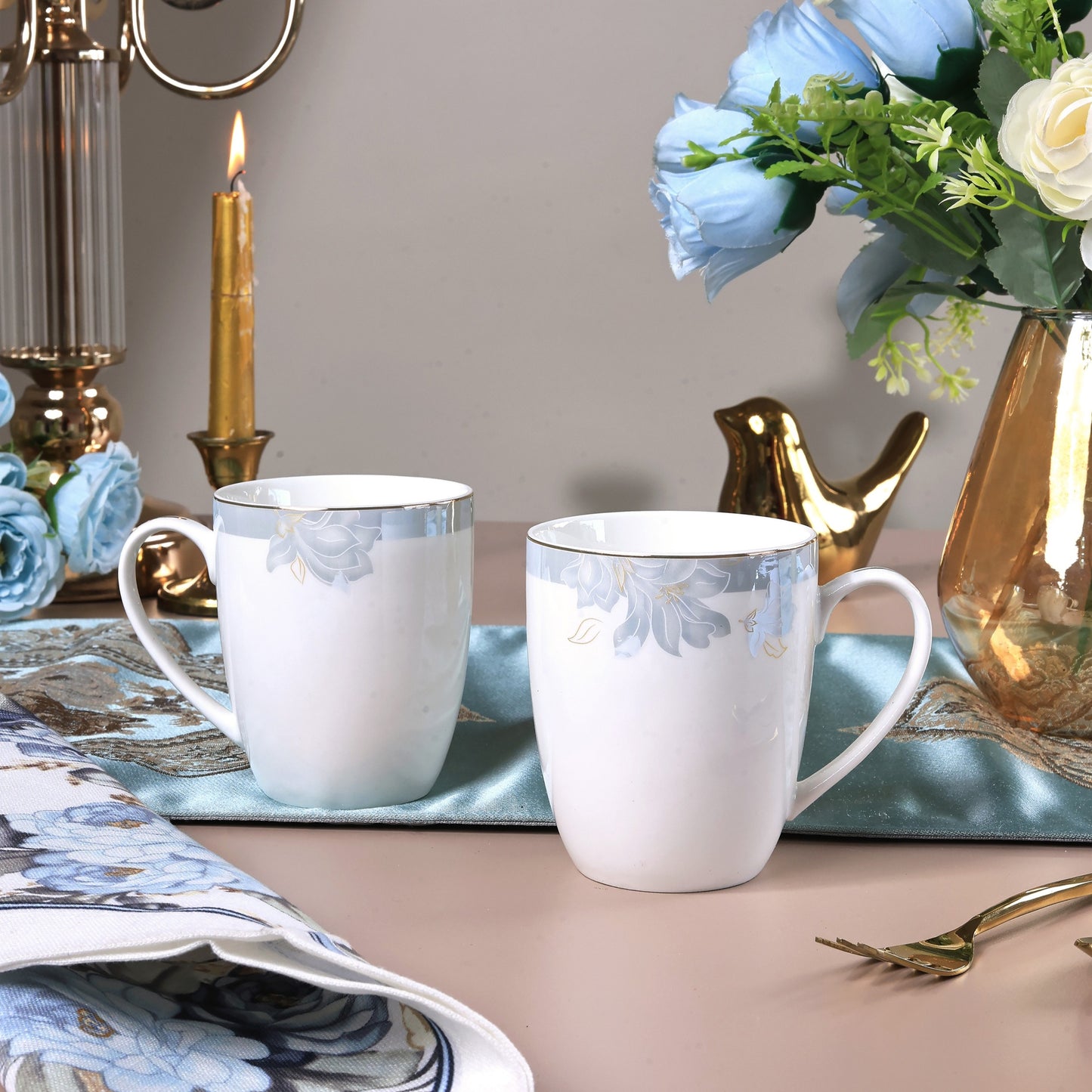 La Pacifique Coffee Mugs (Set of 2, 300 ML)