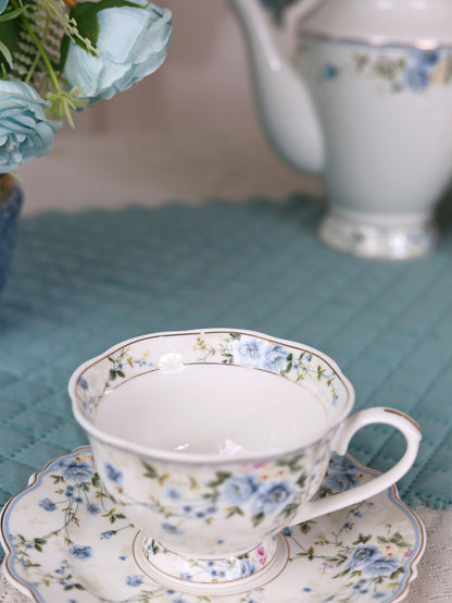 Yorkshire bloom 15 Pcs Tea Set (Vintage Collection)