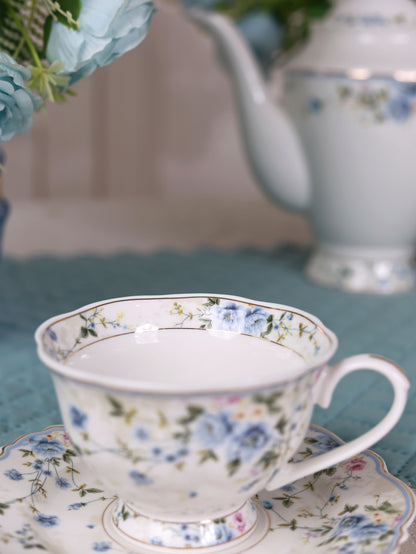 Yorkshire bloom 15 Pcs Tea Set (Vintage Collection)