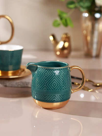 Verde 15 Pcs Tea Set (Metal Collection, 24K Gold)