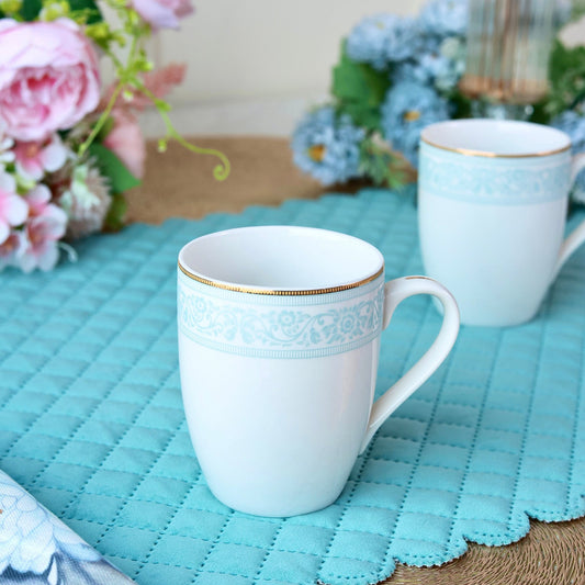 Tiffany Muse Coffee Mugs (Set of 2, 300 ML)