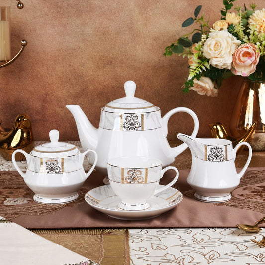 Regency Gold 15 Pcs Tea Set