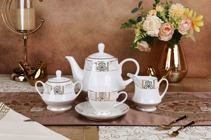 Regency Gold 15 Pcs Tea Set
