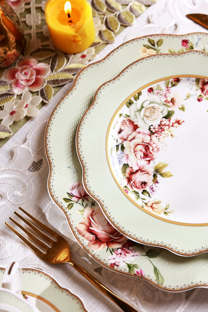 Pistachio Green 18 Pcs Dinner Set - Vigneto