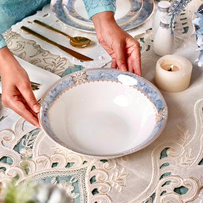 Majestique Blue 37 Pcs Dinner Set
