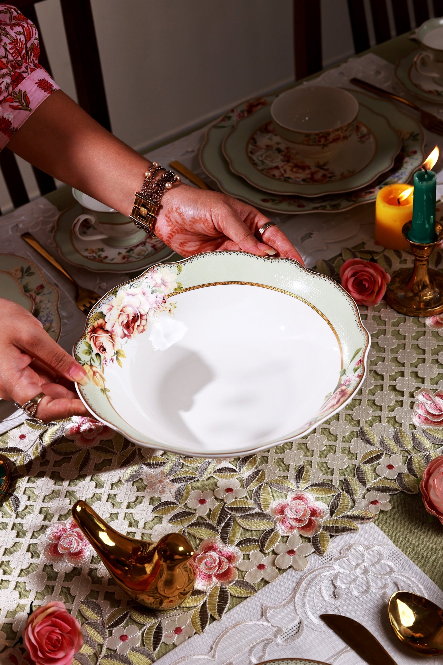 Pistachio Green 42 Pcs Dinner Set