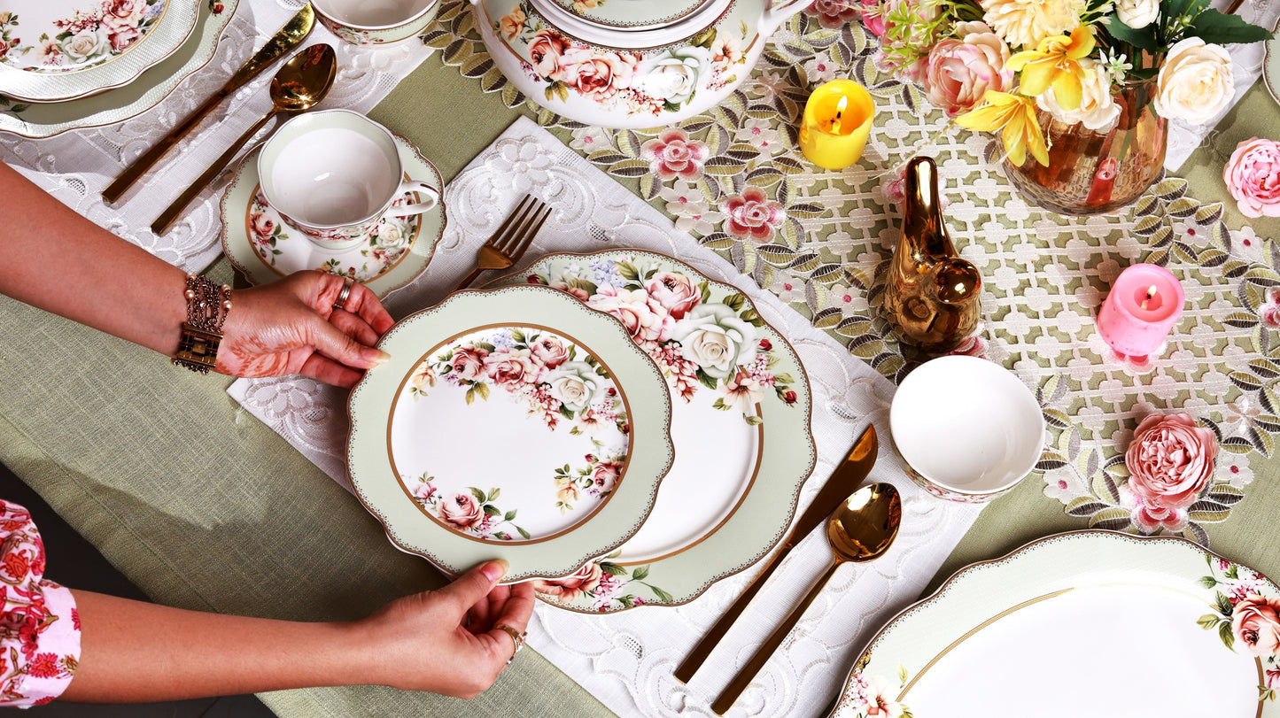 Pistachio Green 42 Pcs Dinner Set