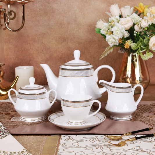 Oyster Pearl 15 Pcs Tea Set