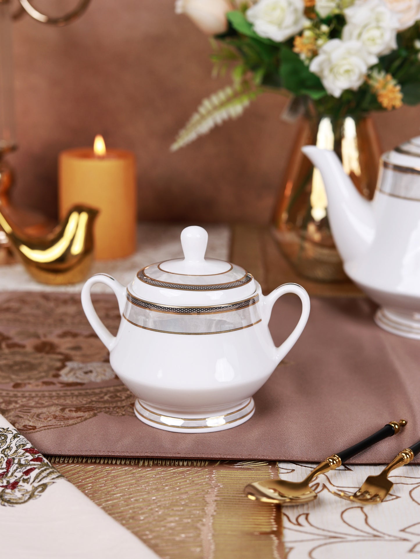 Oyster Pearl 15 Pcs Tea Set