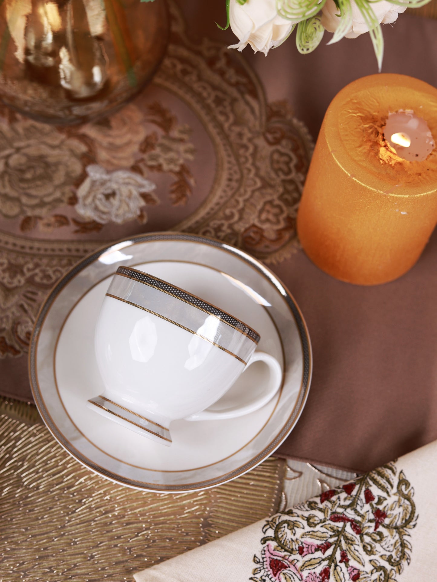 Oyster Pearl 15 Pcs Tea Set