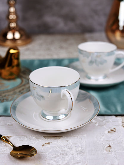 La Pacifique Cup and Saucer Set (6 Cups and 6 Saucers)