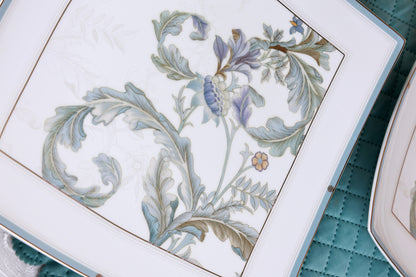 Oriental Blume Serving Platter (Set of 2)