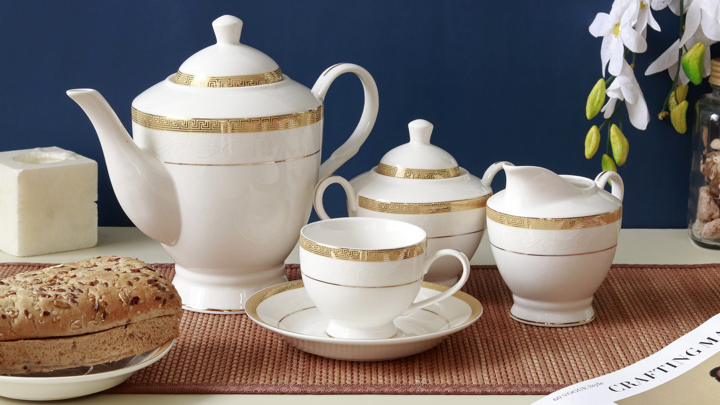 Imperial Gold 15 Pcs Tea Set - Vigneto